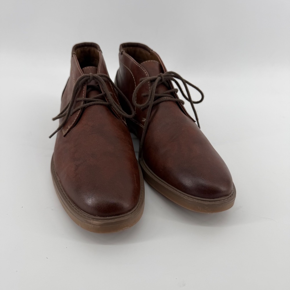 Madden NYC Chukka Boots Mens 8 Brown MNMN43AM693 Lace Up Desert Boots Contrast
